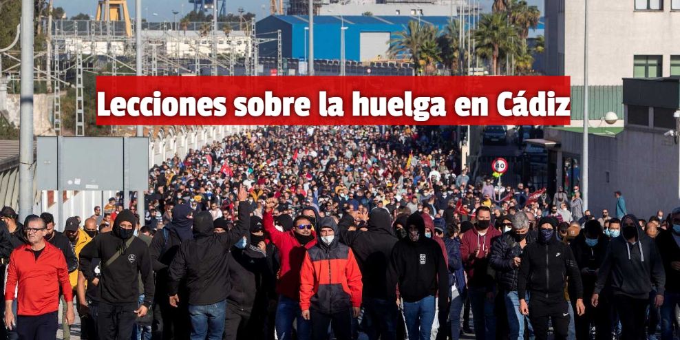 Lecciones sobre la huelga en Cádiz